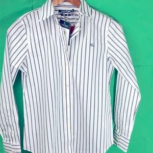 Ralph Lauren Women’s Pinstripe Button Down Work Shirt